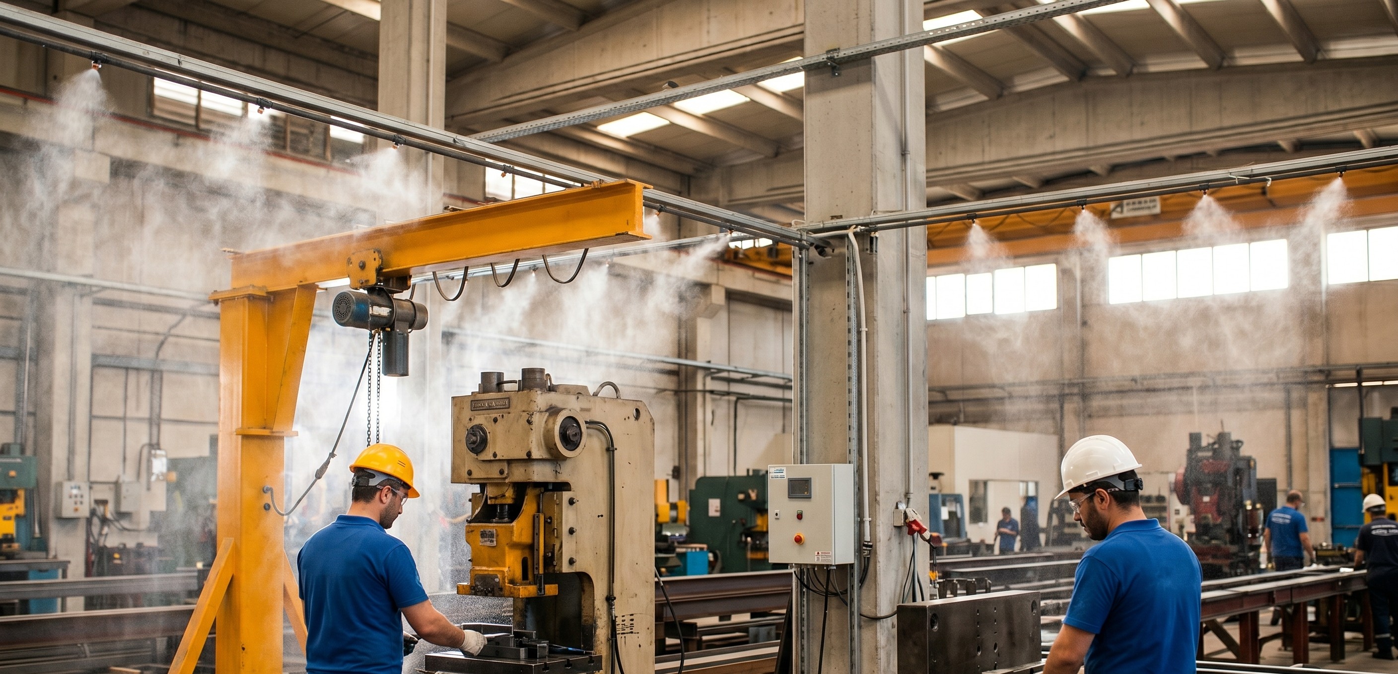 Fabrika içi serinletme uygulaması