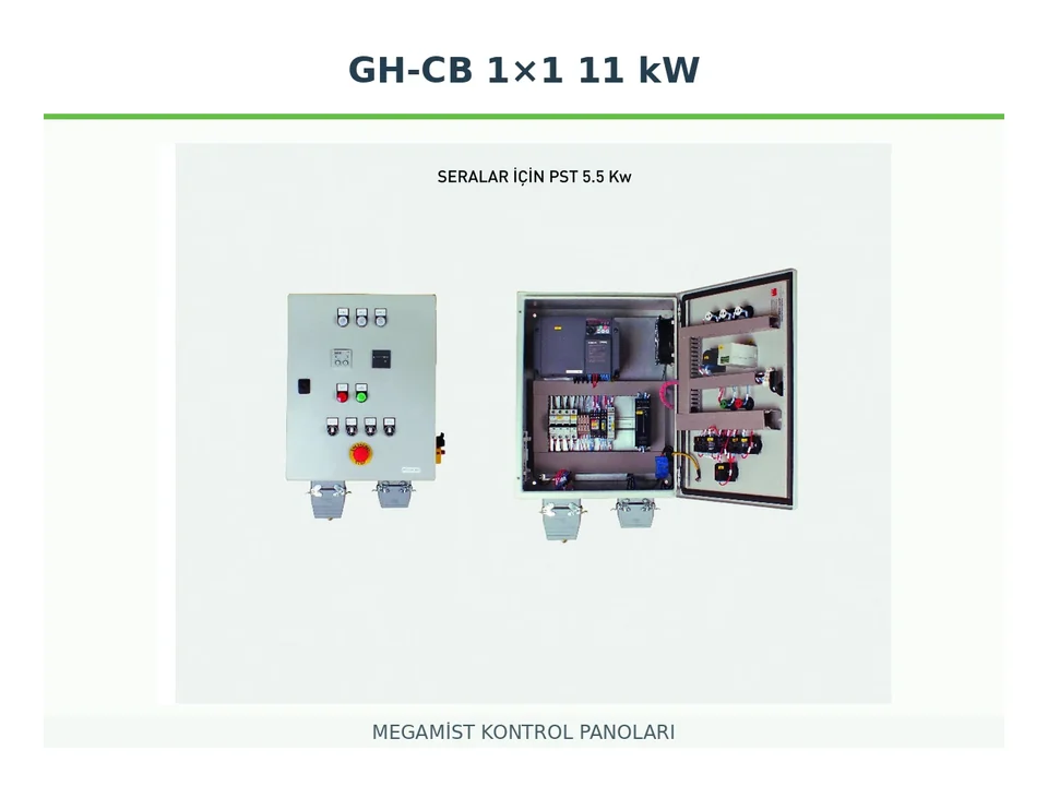 GH-CB 1×1 11 kW Frekans Kontrollü Kontrol Panosu