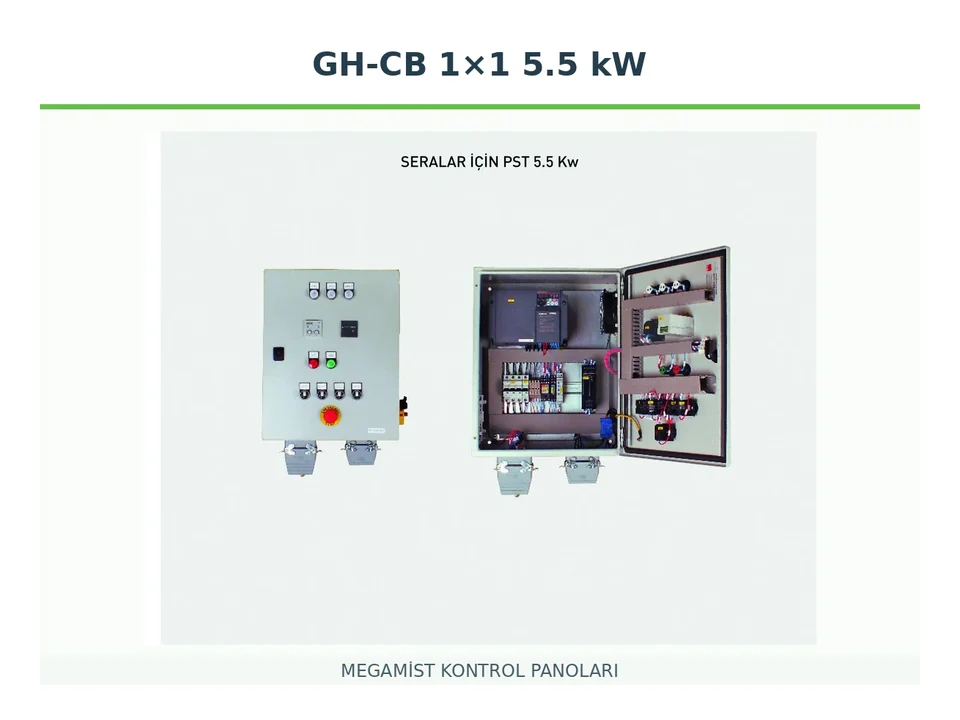 GH-CB 1×1 5.5 kW Frekans Kontrollü Kontrol Panosu