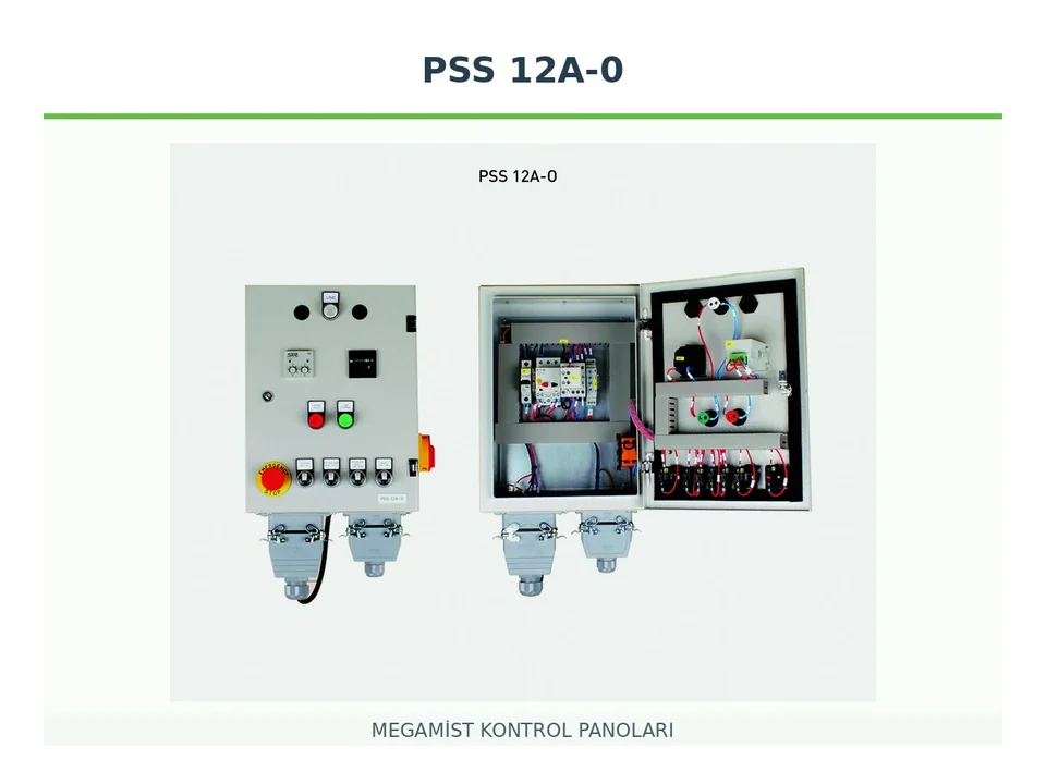 PSS 12A-0 Tek Fazlı Kontrol Panosu